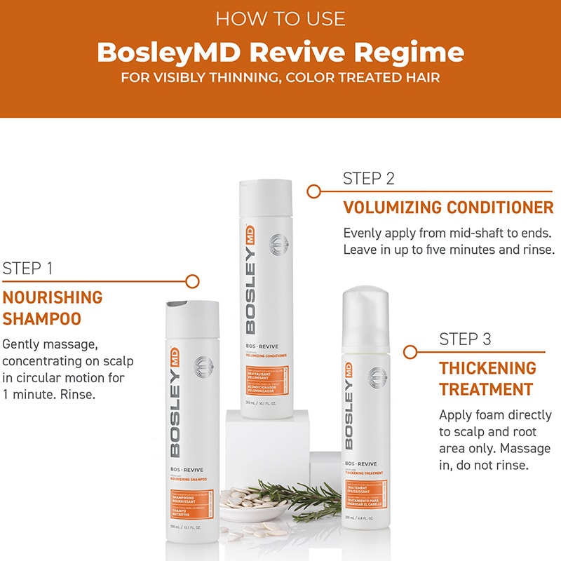 Bosley Revive for Coloured Visibly Thinning Hair Volumizing Conditioner - Image 12