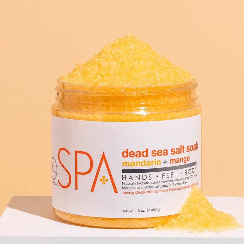 BCL Spa Mandarin & Mango Dead Sea Salt Soak - Image 2