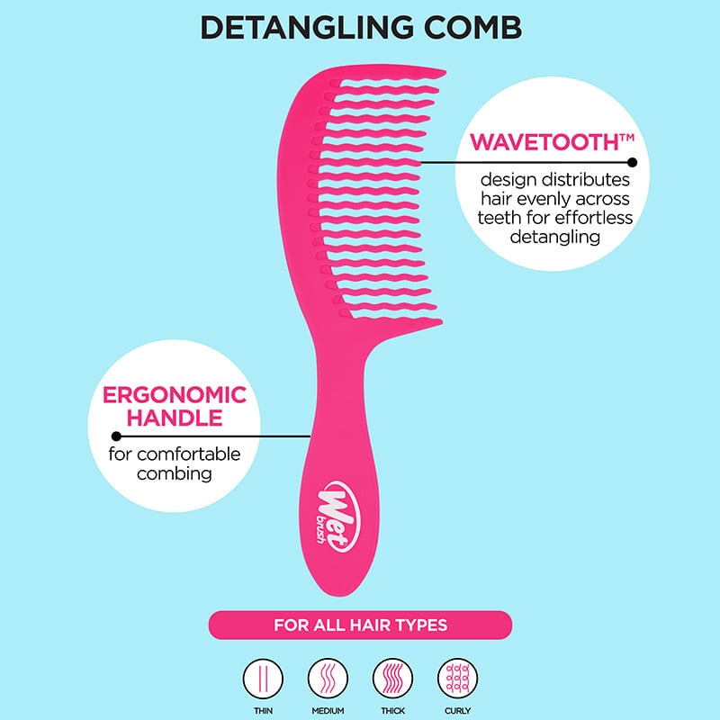 WetBrush Pro Detangler TLC Kit with Turban, Brush, Comb & Towel - Image 5