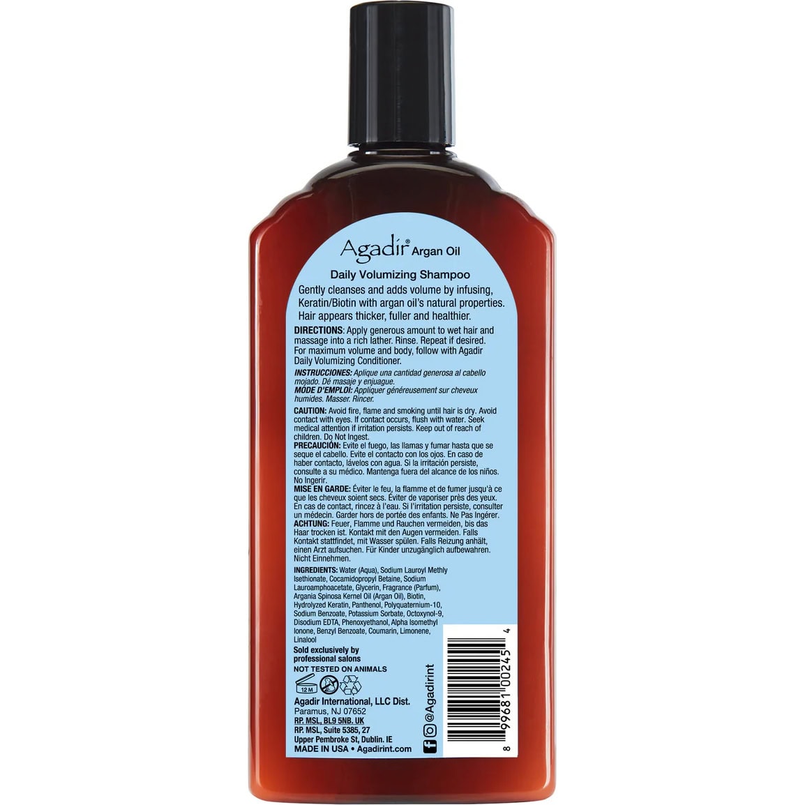 Agadir Argan Oil Daily Volumizing Shampoo & Conditioner Banded with Samples - Image 3