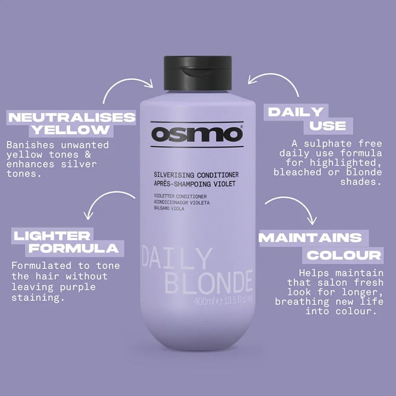 OSMO Daily Blonde Silverising Conditioner - Image 3