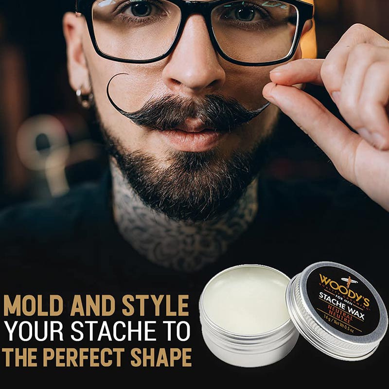 Woody's for Men Stache Wax, 14g - Image 3