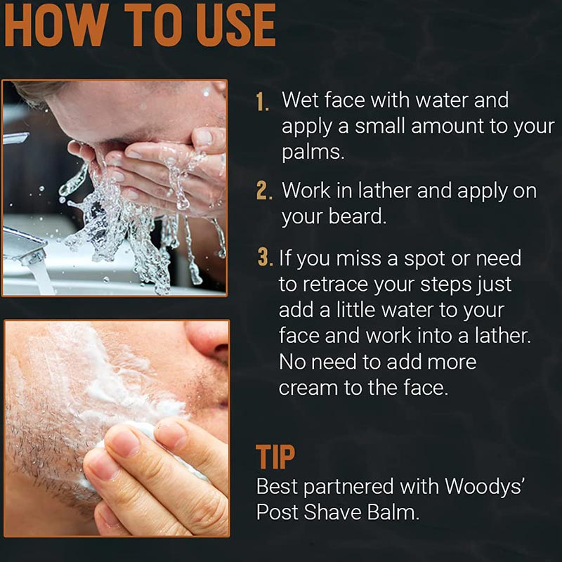 Woody's for Men Shave Lather, 177ml - Image 6