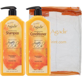 Agadir Argan Oil Daily Moisturizing 1 Litre Shampoo & Conditioner Banded Pack