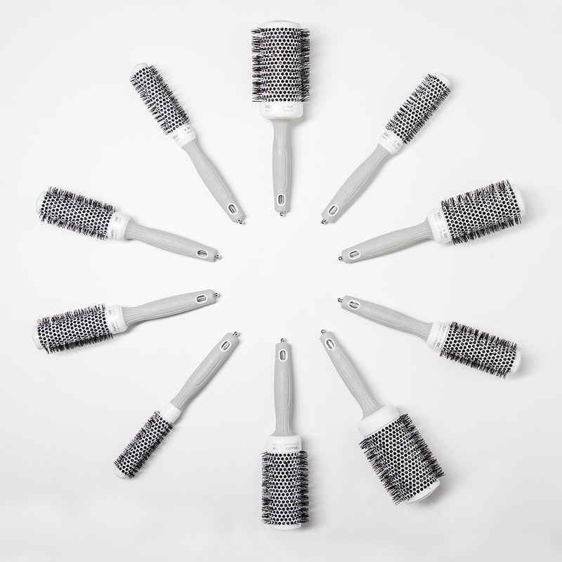 Olivia Garden Ceramic & Ion Thermal Brush Set: 4 Brushes & Clear Box - Image 6