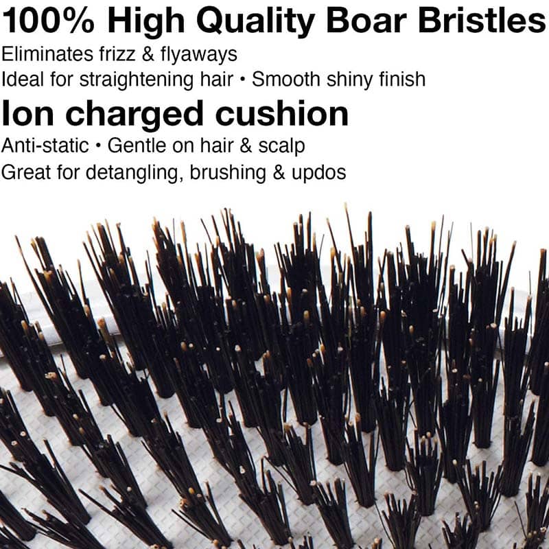 Olivia Garden Ceramic + Ion XL Boar Brush Collection - Image 3