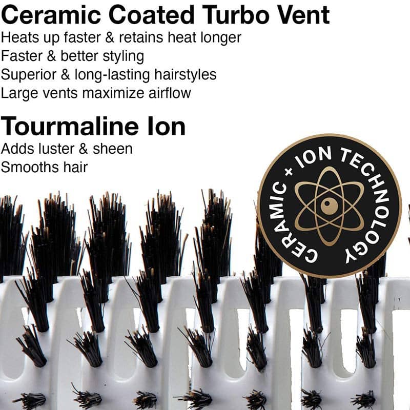 Olivia Garden Ceramic + Ion XL Boar Brush Collection - Image 4