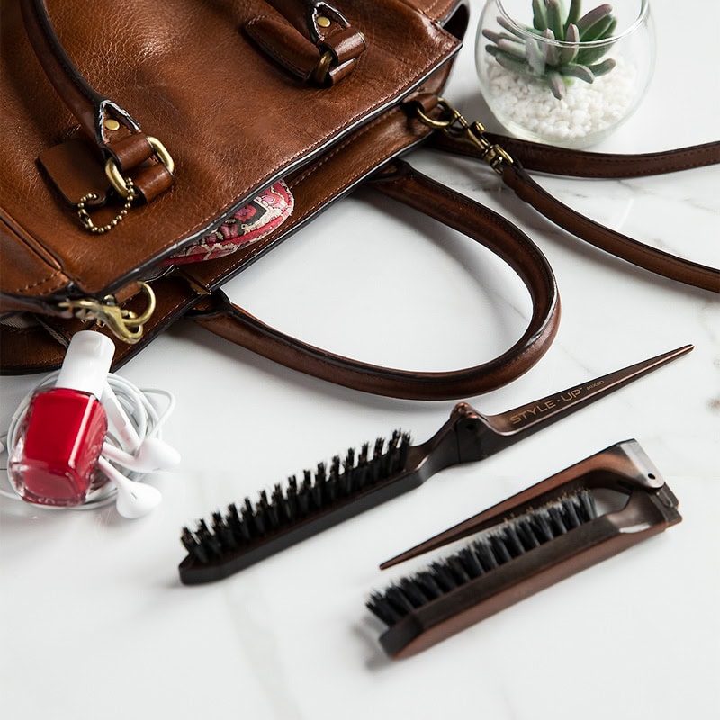 Olivia Garden Style Up Folding Teasing Brush Collection - Image 5