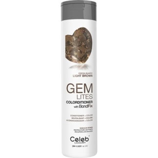Celeb Luxury Gem Lites Colorditioner with BondFix, Cocoa Quartz Light Brown, 244ml