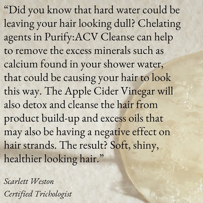 FFØR Purify:ACV Cleanse Detoxify Shampoo, 300ml - Image 6