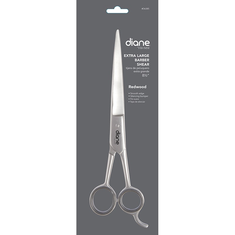 Diane Barber Cut Non-Serrated Classic Scissor with Rest, 8.5 inch