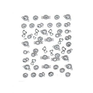 Nail Art Stickers with Crystals