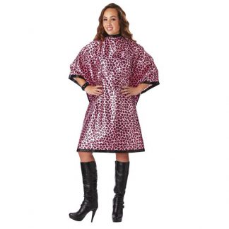 Olivia Garden Pink Leopard Cape, Snaps