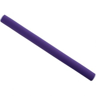 Bendy Hair Perm Rollers Long - 20mm, Purple, 12/Pack