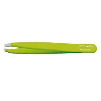3Claveles Coloured Claw Tweezer, Green, 9cm
