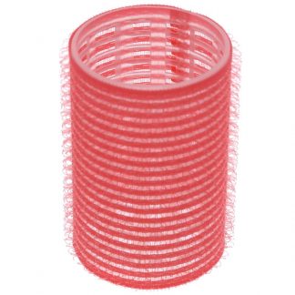 Cling Hook & Loop Hair Perm Curlers - 44mm, Pink, 12/Pack