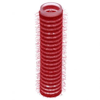Cling Hook & Loop Hair Perm Curlers - 13mm, Red, 12/Pack