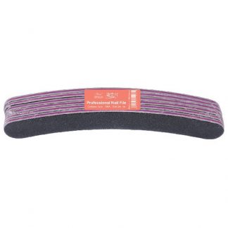Nail Files Profesional Black Banana Moon, 100/180 Grit, 6/Pack
