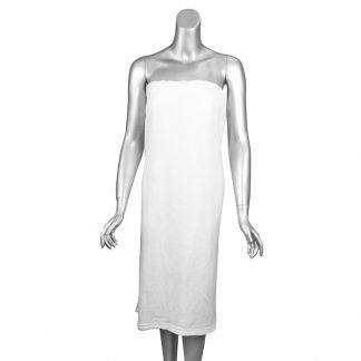 Spa Wrap Hook & Loop Polyester Fleece, White