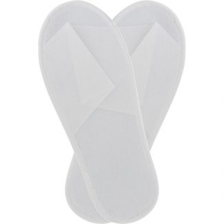 Disposable Slippers Non-Woven, Pair, White