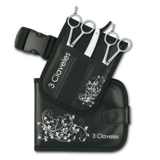 3Claveles Skool Classic Set: Scissor, Thinner, Razor, Blades & Pouch