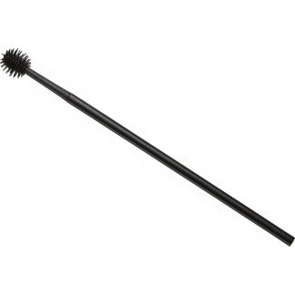 Qosmedix Disposable Mascara Wands with Sphere Shape Silicone Head, 114mm, 50/Pack