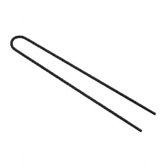 555 Waved Ripple Hair Pins - 50mm, Black, 250g