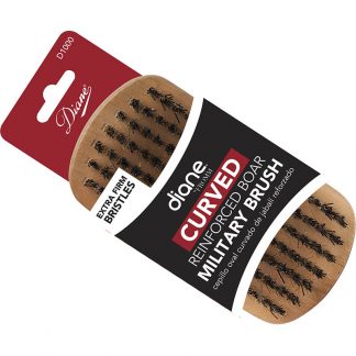 Diane Curved Extra Firm Reinforced Boar Military Brush