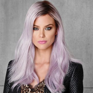 HairUWear Hairdo Wig Fantasy, Synthetic Hair - Lilac Frost (Grey, Purple)