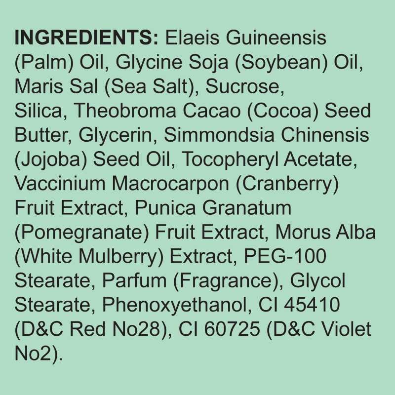 Kaeso Manicure Mulberry & Pomegranate Sorbet Hand Scrub, 450ml - Image 2