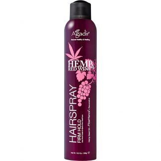 Agadir Hemp & Red Wine Firm Hold Hairspray, 298g