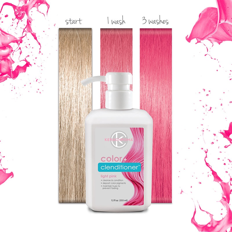 Kerachroma Pastel Color + Clenditioner, Light Pink - Image 2