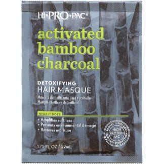 Hi Pro Pac Activated Bamboo Charcoal Detoxifying Hair Masque, 52ml