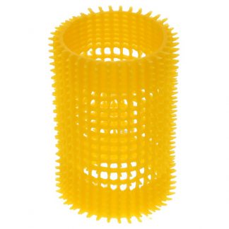 Setting Hair Curlers with Pins - 44mm, Yellow, 6/Pack