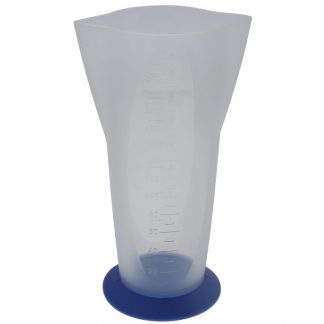 Measuring Cup Plastic Blue Rubber Base, 250ml