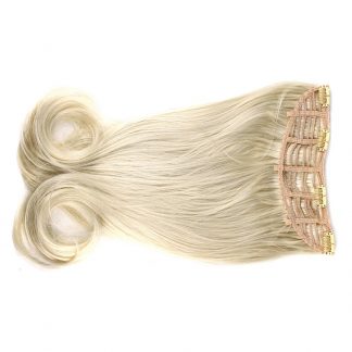 EMMA Synthetic Clip-On Straight Hair Piece, 65cm