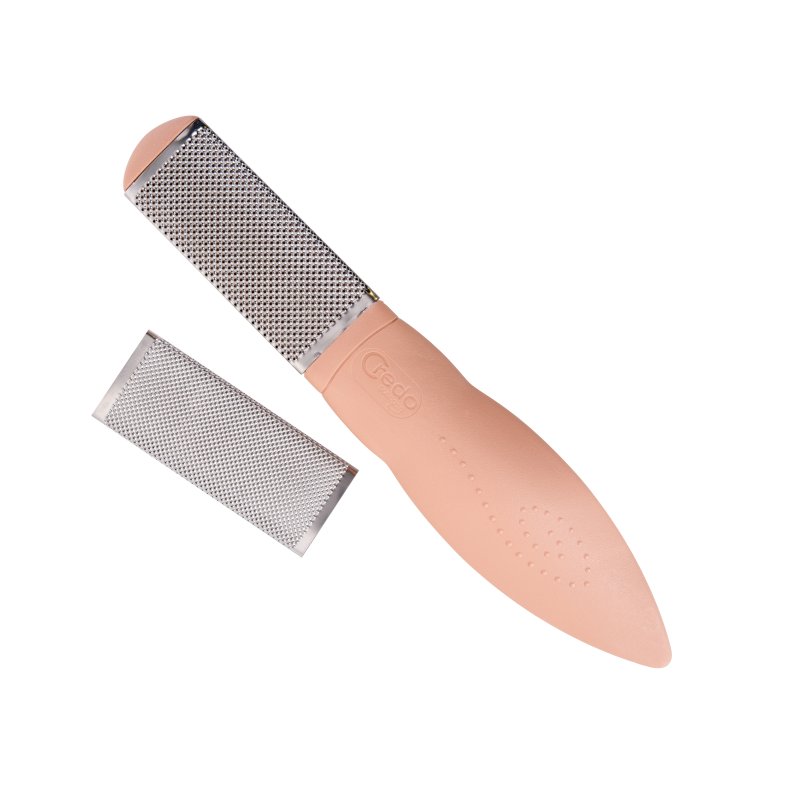 Credo Solingen Flat Callus Rasp, Coarse/Fine, Apricot