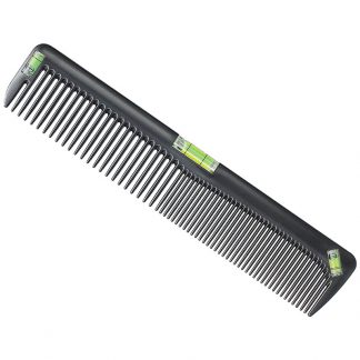Comb with Three Angled Levelers for Angled Cutting, 205mm, Black