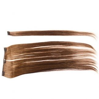 EMMA Synthetic Hair Clip-On Straight Set, 8 Pieces, 57cm