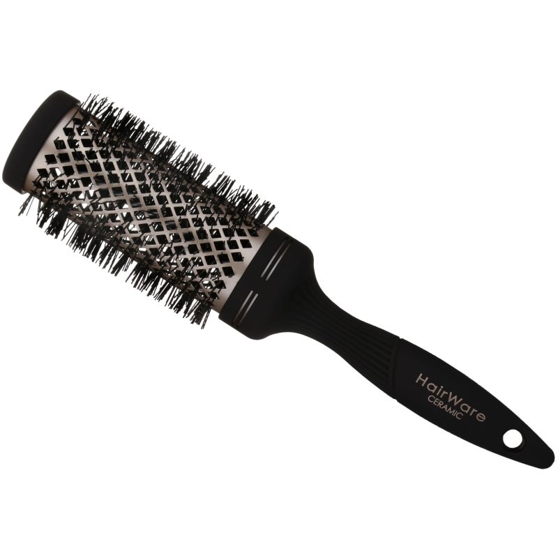 Hairware Ceramic Gold Barrel Non-Slip Handle Brush Display: 4 Brushes & Basket - Image 4
