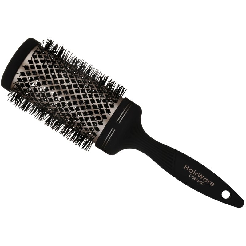 Hairware Ceramic Gold Barrel Non-Slip Handle Brush Display: 4 Brushes & Basket - Image 5
