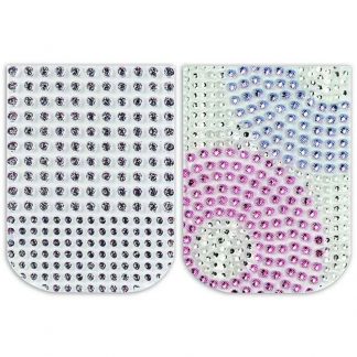 Dashing Diva Bliss Bling Toenail Art Appliques, 16 Tabs