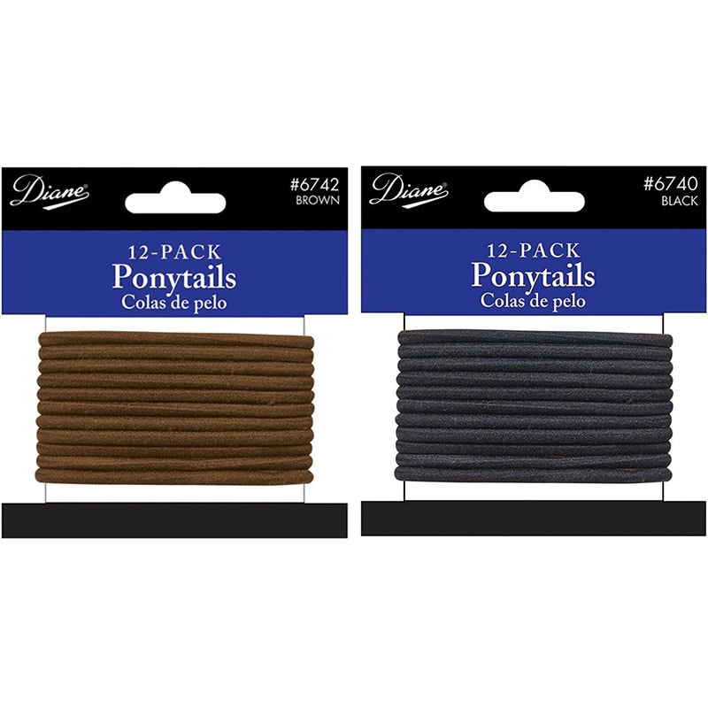 Diane Head & Pony Tail Holders - Medium, 12/Pack