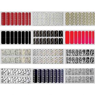 Nail Art Glamour Foils, 16 Pieces