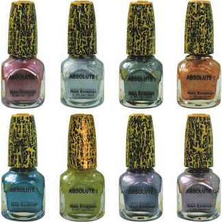 Nicka K Absolute! Metallic Crackle Nail Polish, 15ml