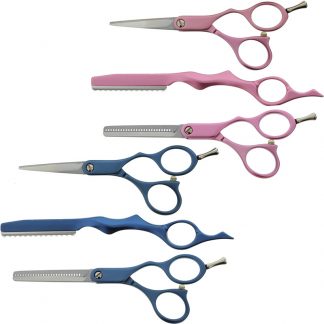 Economy Offset Scissor Kit: Scissor, Thinner & Razor