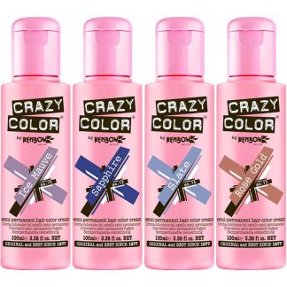 Crazy Color Metallics Semi-Permanent Hair Colour, 100ml