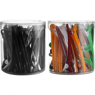 Sectioning Clips Tub, Plastic & Aluminium, 10cm, 36/Tub
