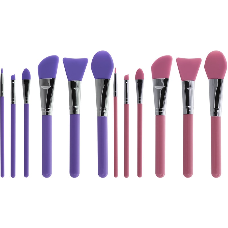 Cala Silicone Make-Up Brush Set, 6/Pack