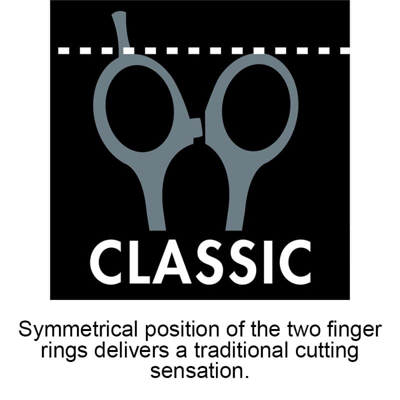 Diane Barber Cut Non-Serrated Classic Scissor with Rest, 8.5 inch - Image 2